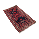 Tapis ancien noué main en laine