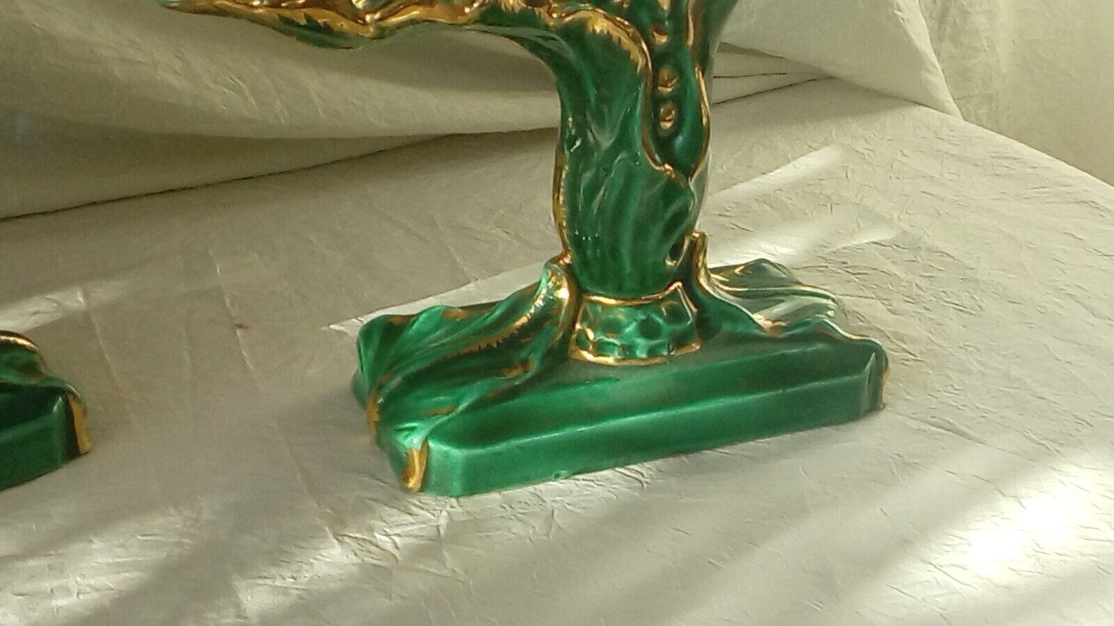 Pair of candlestick candlestick ceramic vallauris year 1950