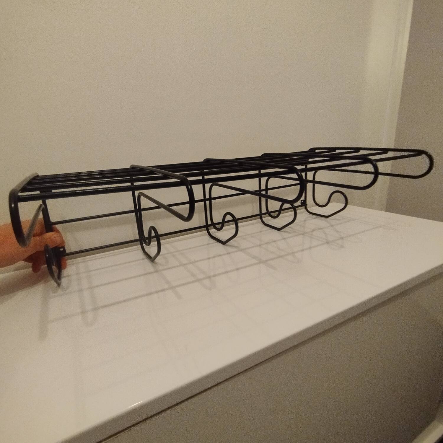 IKEA FRÄN Black coat rack by Louise Hederstrom