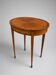 Oval guéridon Louis XVI — Sun marquetry — 19th century