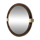 Miroir Space Age avec étagère et tiroirs France années 70