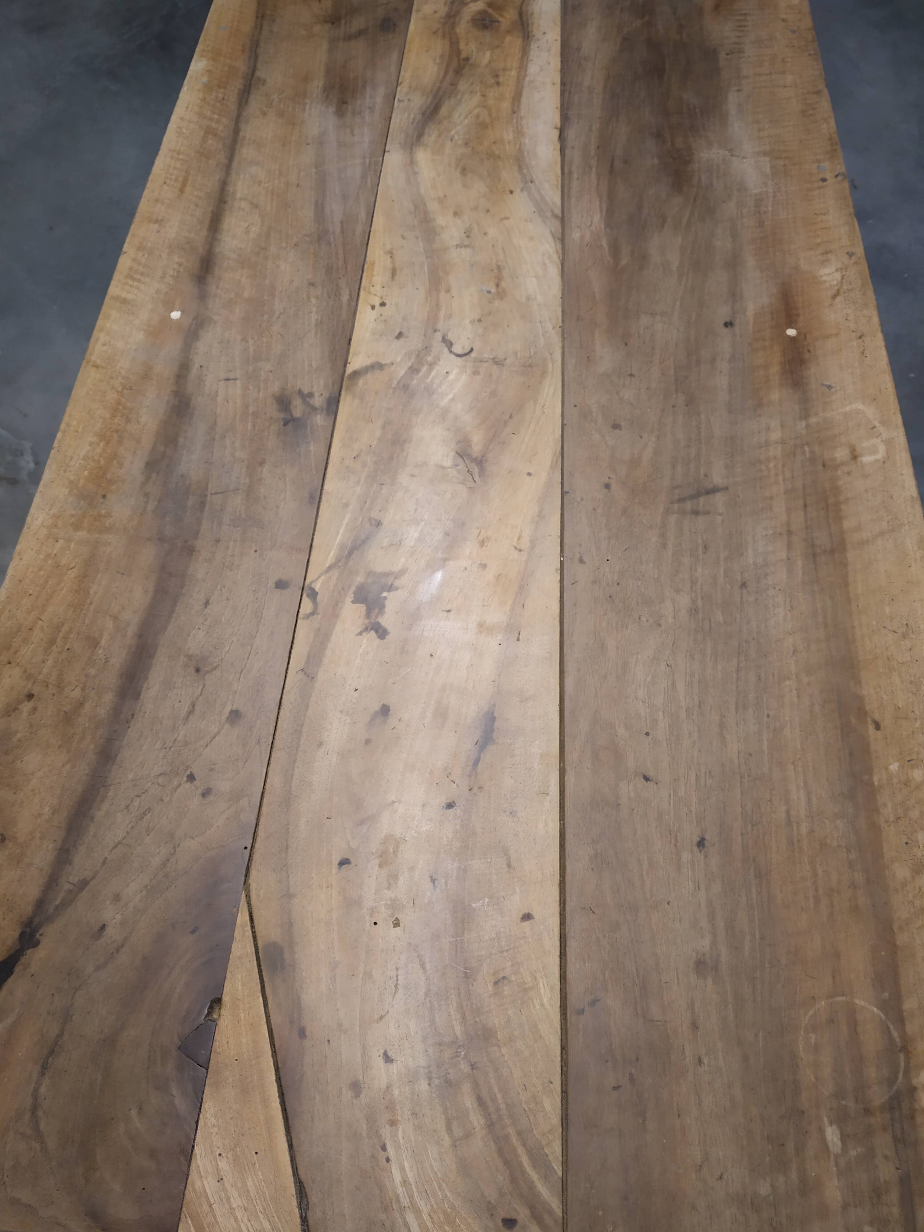 Walnut farmhouse table