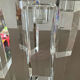Set of 4 crystal candle holders from the 70s
