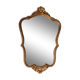 Miroir doré en bois