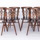 Set of 6 Mid-Century Elm Dining Chairs by Ercol – English Chairs, 1960s