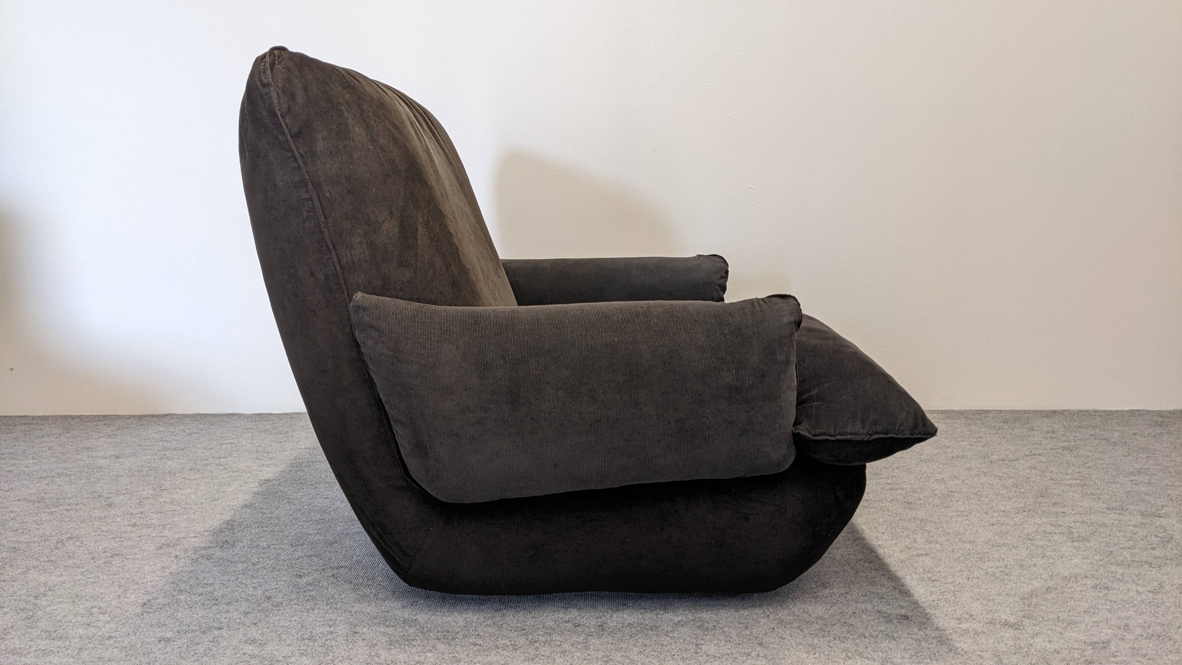 Pair of armchairs by Michel Cadestin for Airborne, France circa 1970.