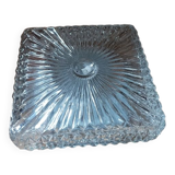 Ceiling lamp wall lamp square molded glass metal base