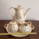 Tea Service Café Courtoisie Keramis Boch Louvière Art Deco Phoenix Bird