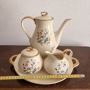Tea Service Café Courtoisie Keramis Boch Louvière Art Deco Phoenix Bird
