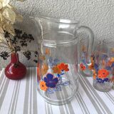 Covetro seventies orangeade glasses made in Italy