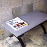 Lava stone coffee table