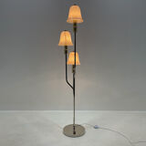 Italian Chrome & Murano Glass 'Magic Mushrooms' Floor Lamp, 1970's