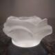 Lot de 3 bougeoirs en pâte de verre période Art déco 1930