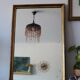 Antique rectangular gilded wood mirror