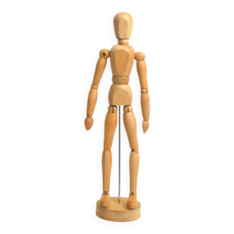 Wooden articulated puppet