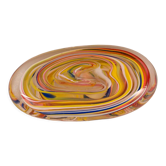 Sulphide murano paper press 1960 multicolored spiral
