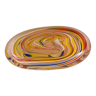 Sulphide murano paper press 1960 multicolored spiral