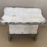 Tabouret coffre ancien