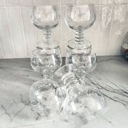Set of 8 wine glasses