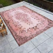 Tapis décoratif vintage rose sku 2535