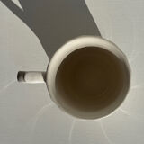 Pair of mugs in English porcelain H10