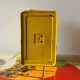Stube - old household scale in yellow enameled metal - force 10