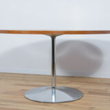 Mid-Century Round Dining Table, 1970s