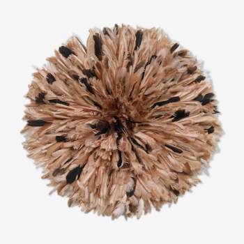 Juju hat beige moucheté noir de 60 cm