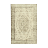 Tapis beige turc en laine nouée à la main 190 cm x 300 cm