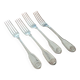 Christofle, Paris - Set of 4 dessert forks - Vendôme model (Louis XIV style) - in metal