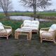 Salon de jardin en rotin