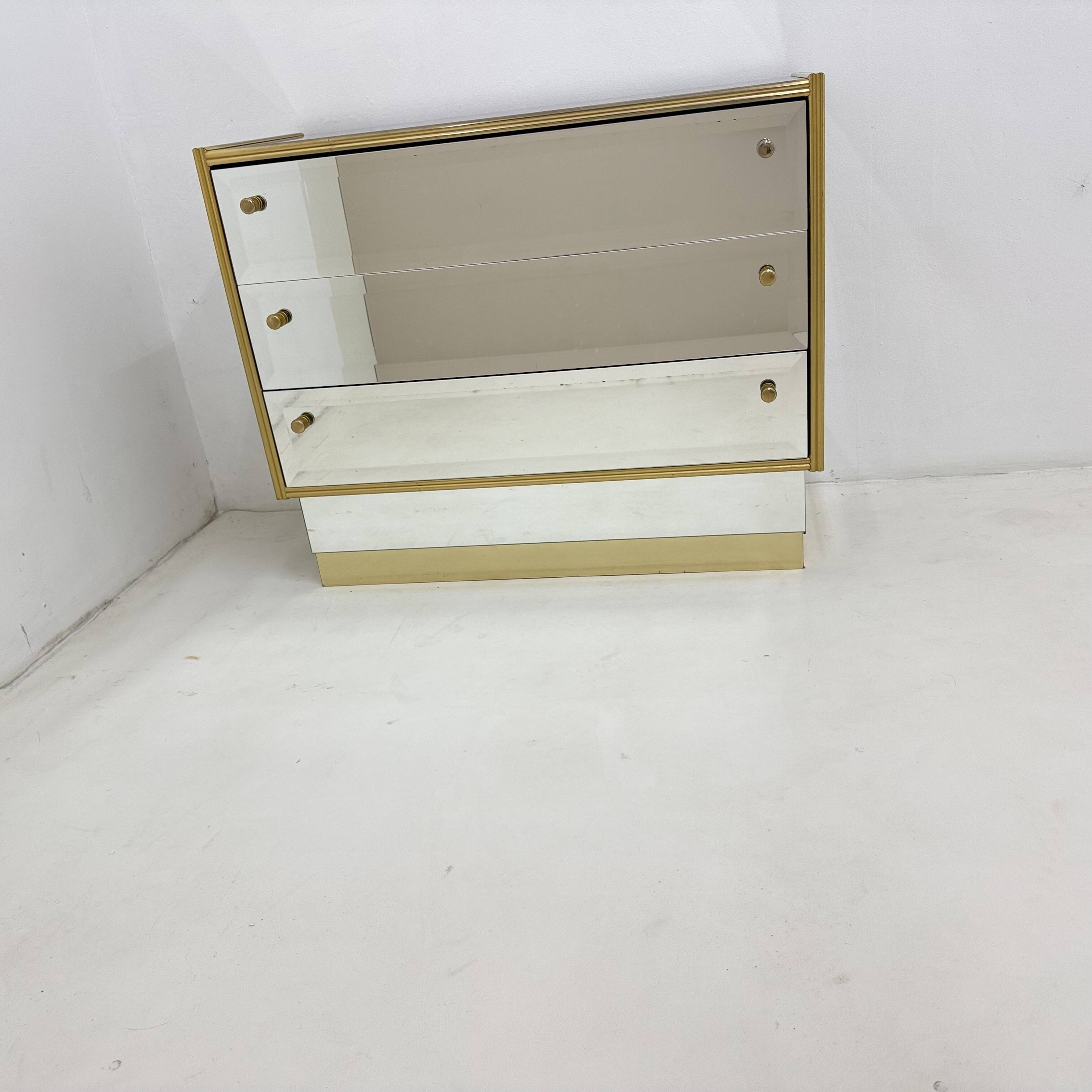 Commode à miroir Schöninger du milieu du siècle, années 1970