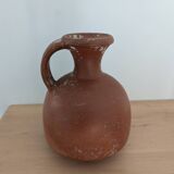 Terracotta amphora vase