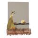 Copper and Brass Boat-Design Mirror by Daniel D’Haeseleer, 1970s