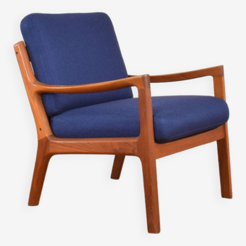 Danish Teak Senator Lounge Chair by Ole Wanscher for Cado, 1960s.