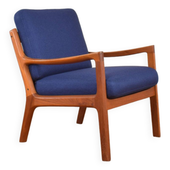 Fauteuil lounge Senator en teck danois par Ole Wanscher pour Cado, années 1960.