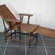 Deckchair, rattan and wicker 1950