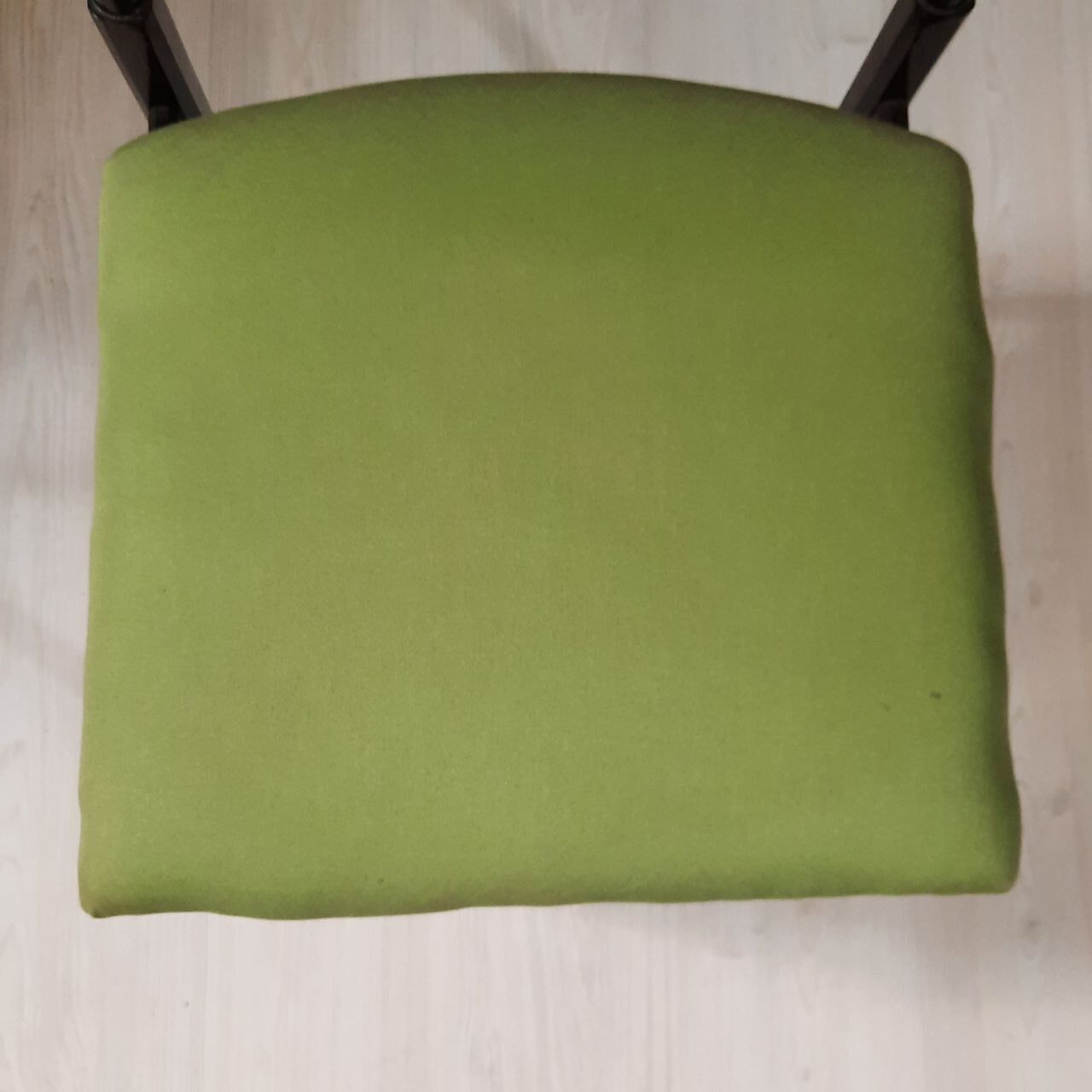 Six 50's chairs - varnished wood