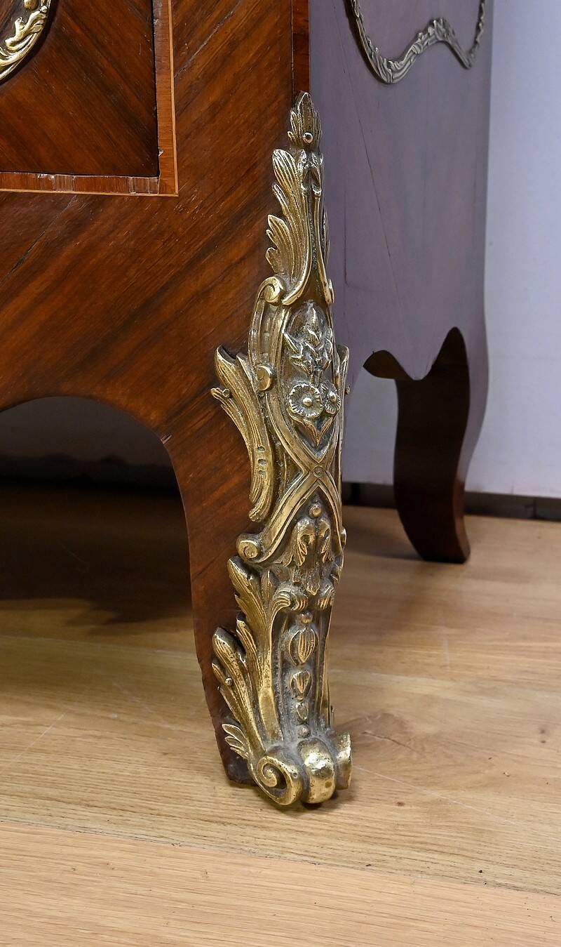 Library Two-Body in Rosewood and Marquetry, Louis XV style – End