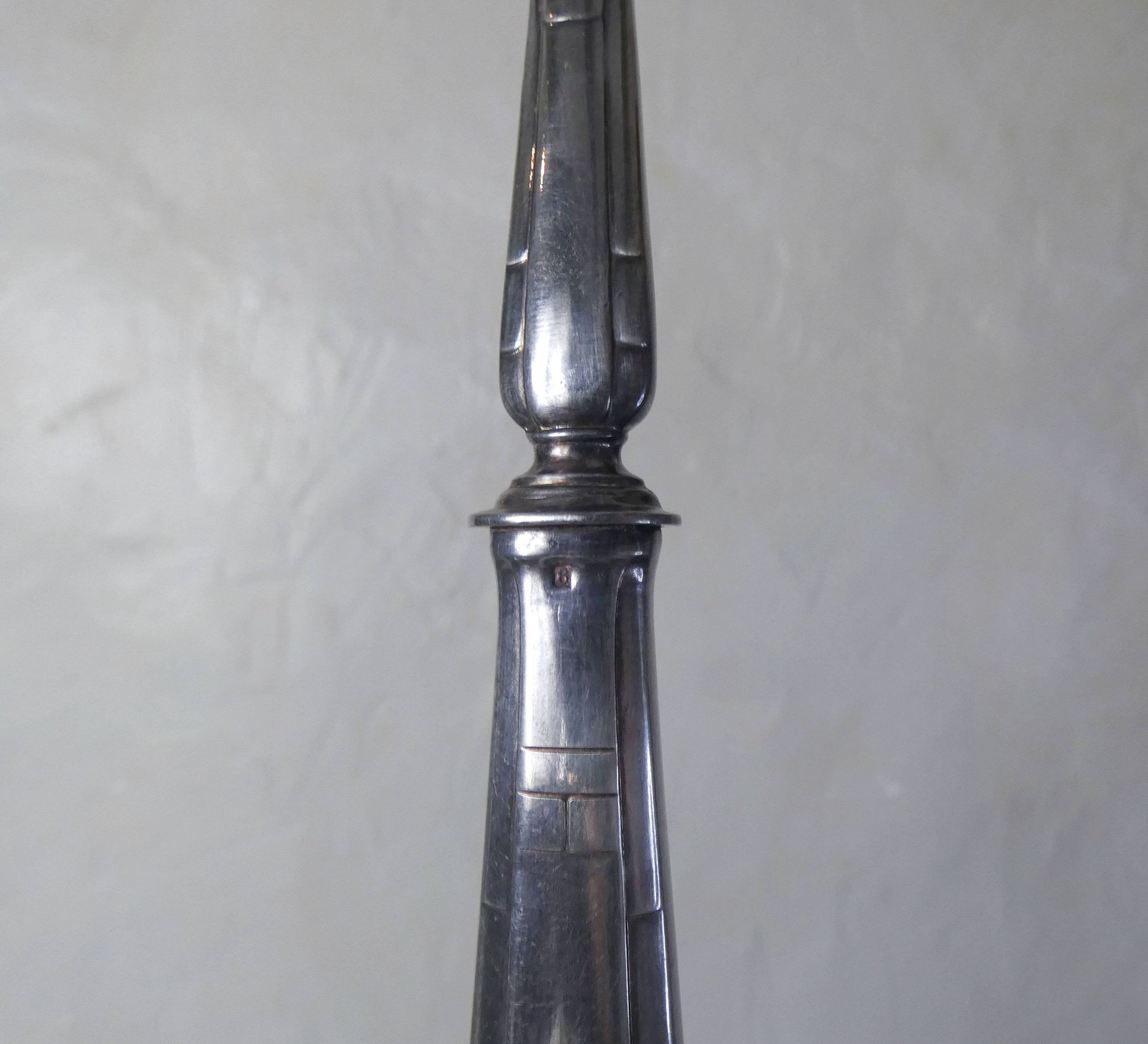 Silver metal salad cutlery 1st title + box