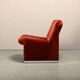 Giancarlo Piretti Alky Lounge Chair in Rust Velvet for Anonima Castelli,
