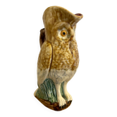 Pitcher - vintage slip carafe in the shape of owls