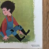 Vintage school poster Nathan 1968 "Le Pré"