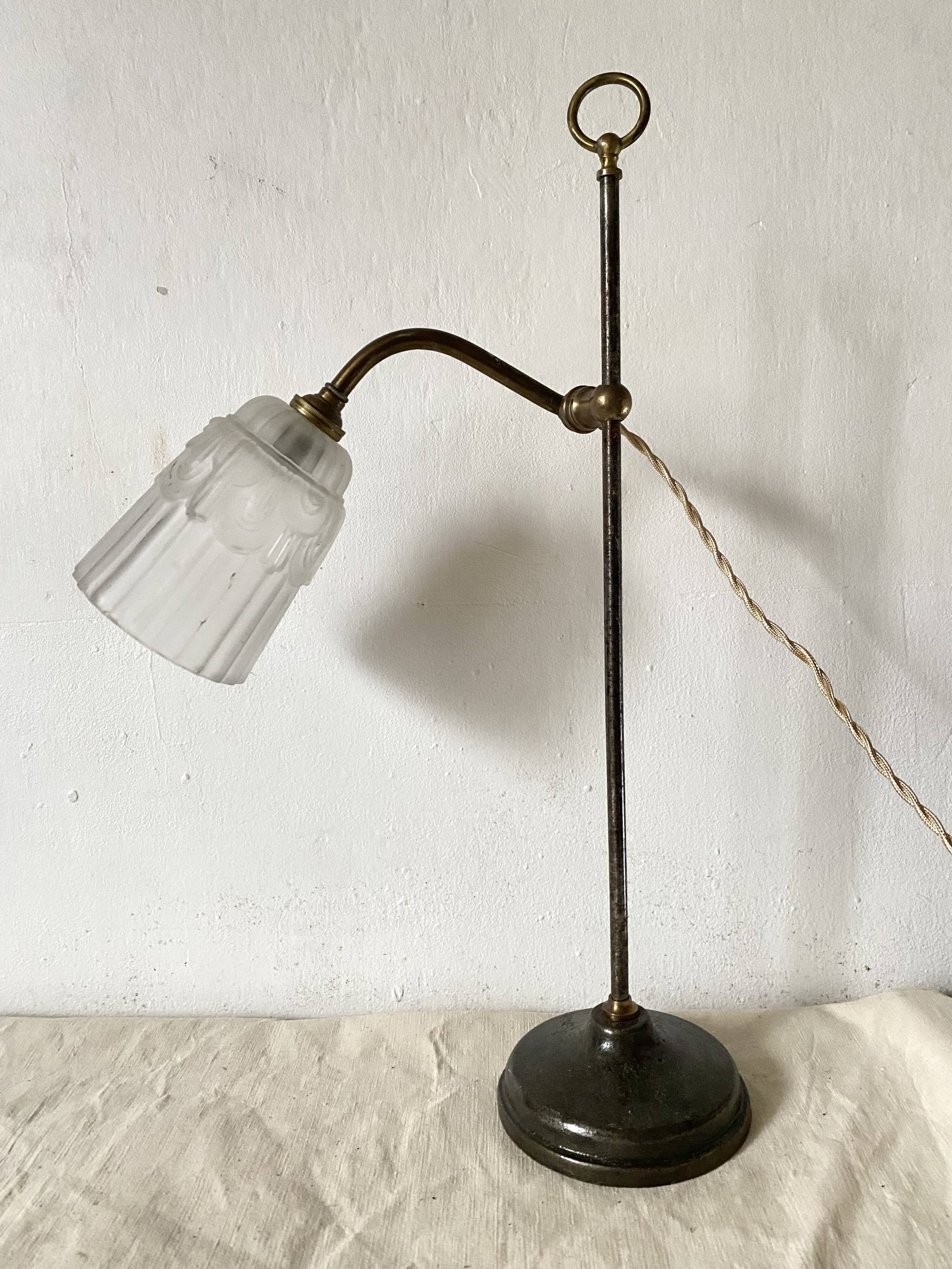 Jeweller's lamp, desk lamp, workshop early 20th century