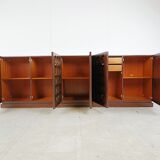 Graphical brutalist credenza, 1970s