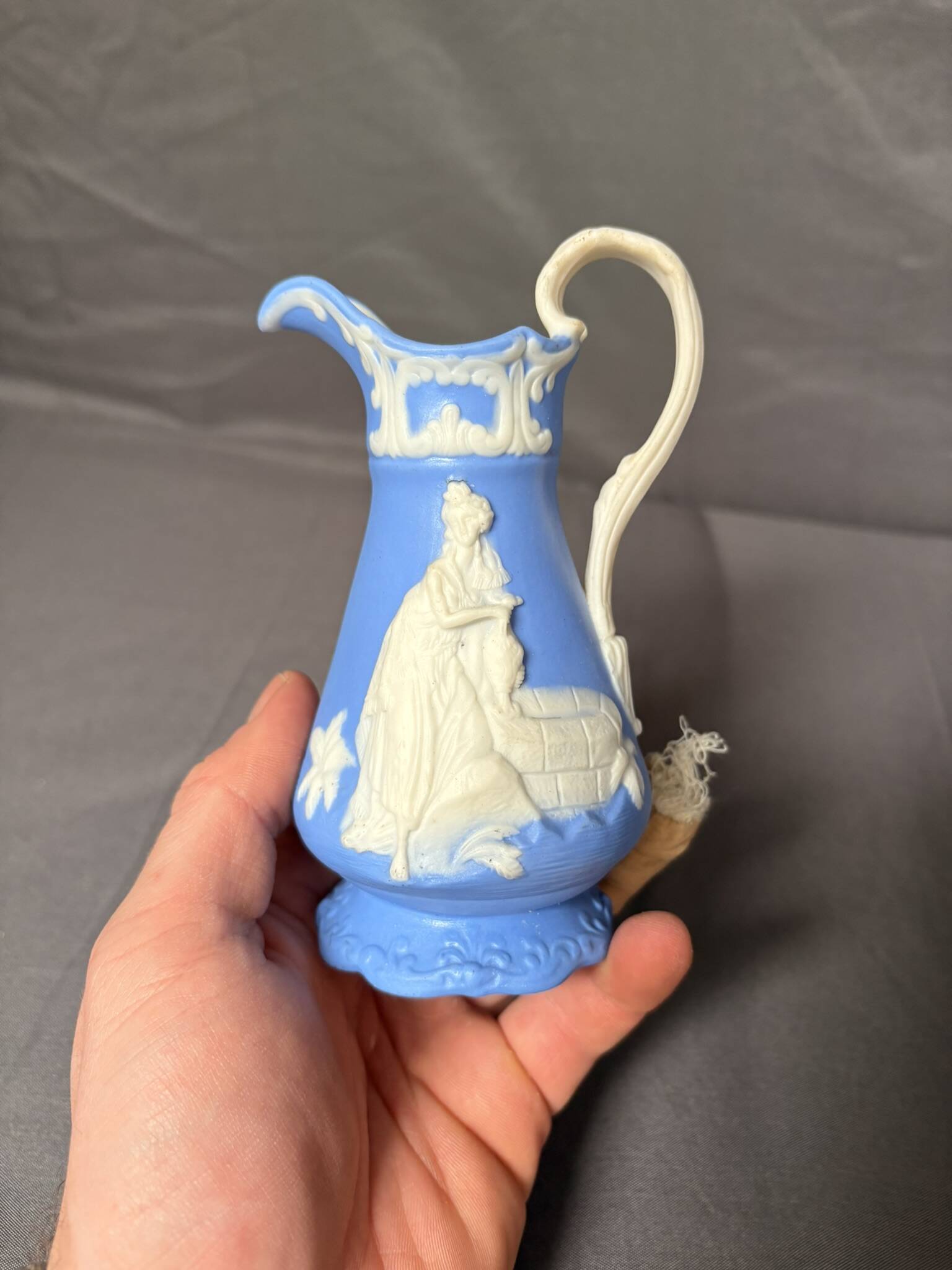 Cruche, pichet, vase en porcelaine victorienne Sam Alcock