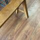 Mahogany wood bench