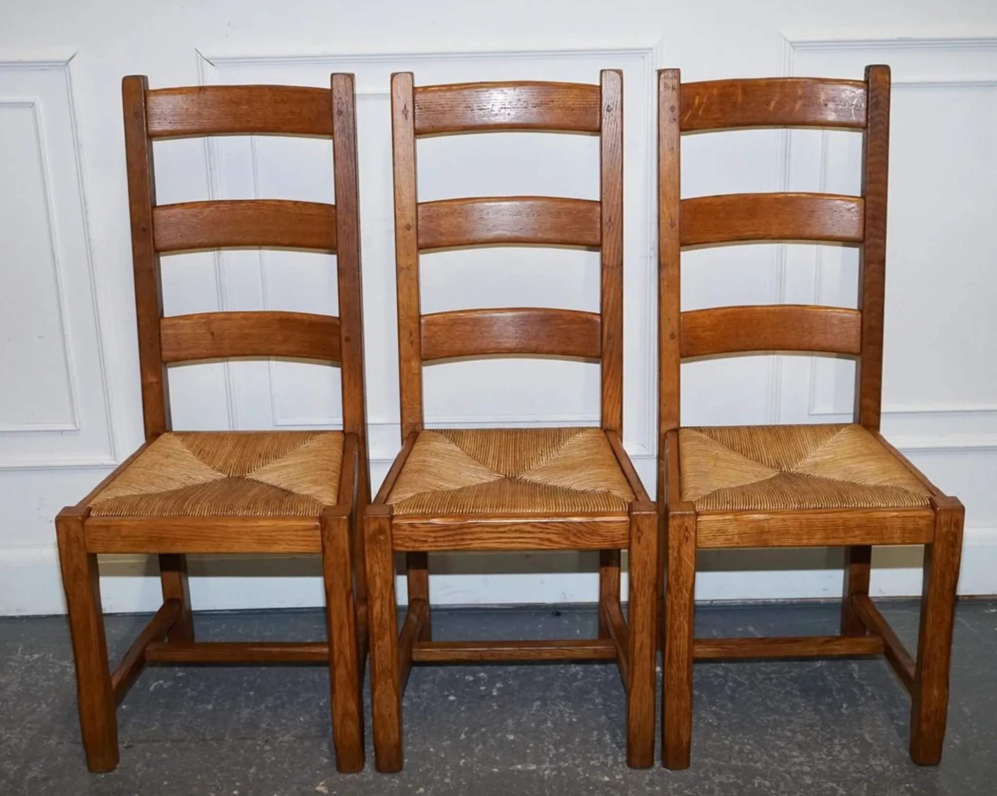 Vintage Dining Chairs, France, 1950s, Set of 6