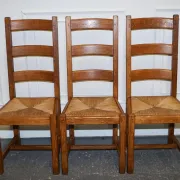 Vintage Dining Chairs, France, 1950s, Set of 6