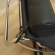 Leather chaise longue, LC4 style, 1980s, made in Italy